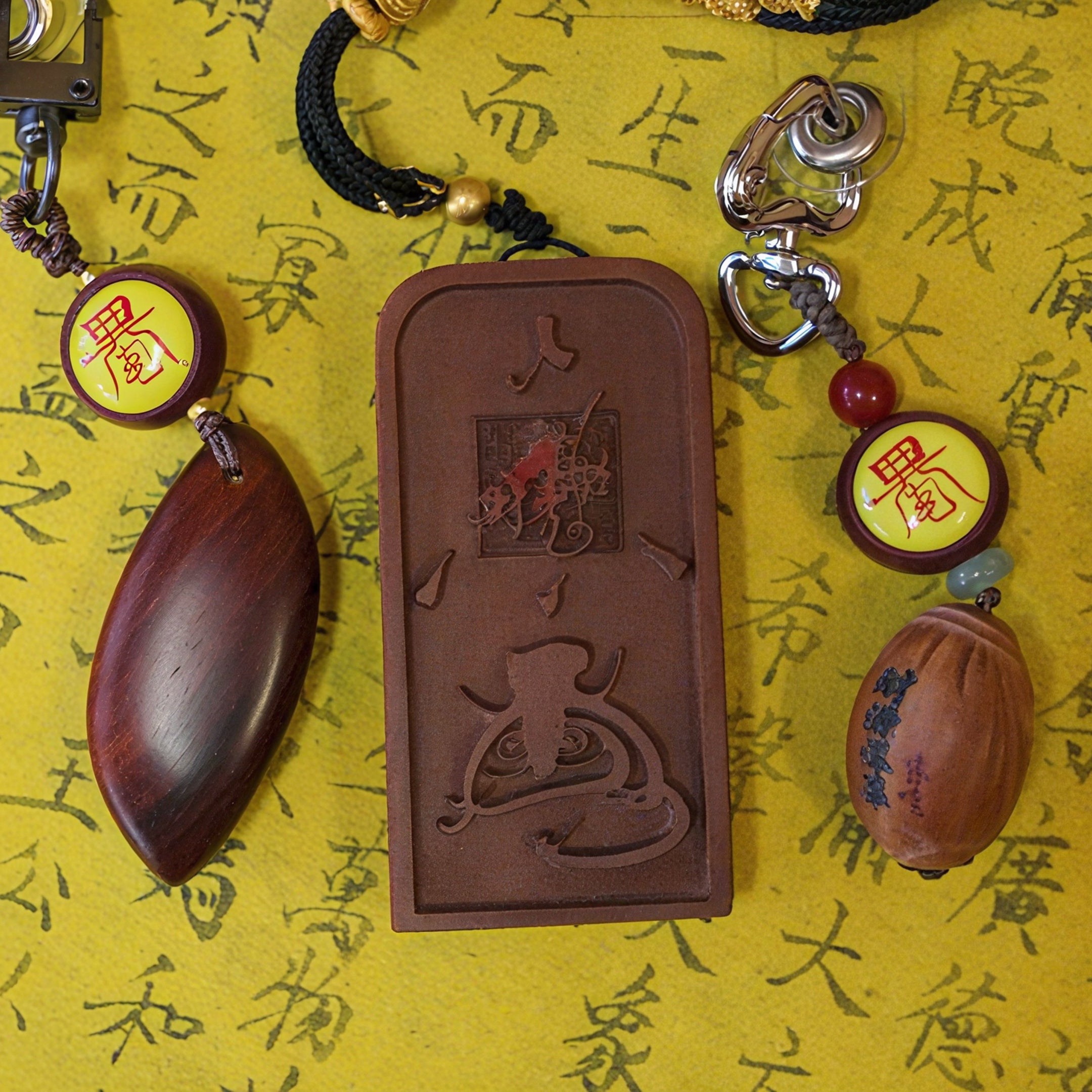 🌿 Fortune & Peace Handcrafted Jujube Wood Amulet 🌿