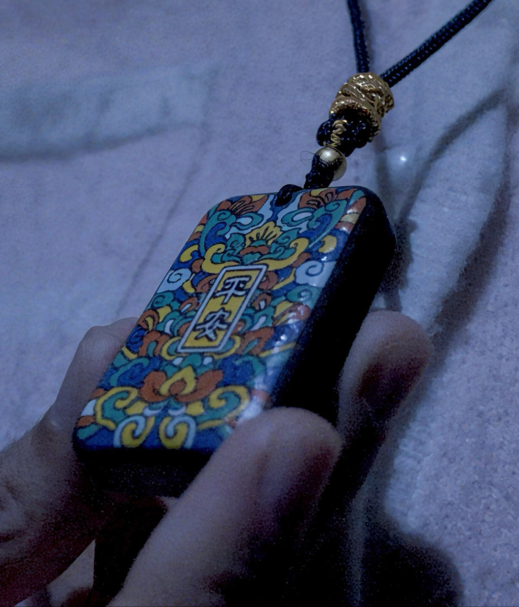 Peace & Prosperity Handcrafted Wooden Amulet