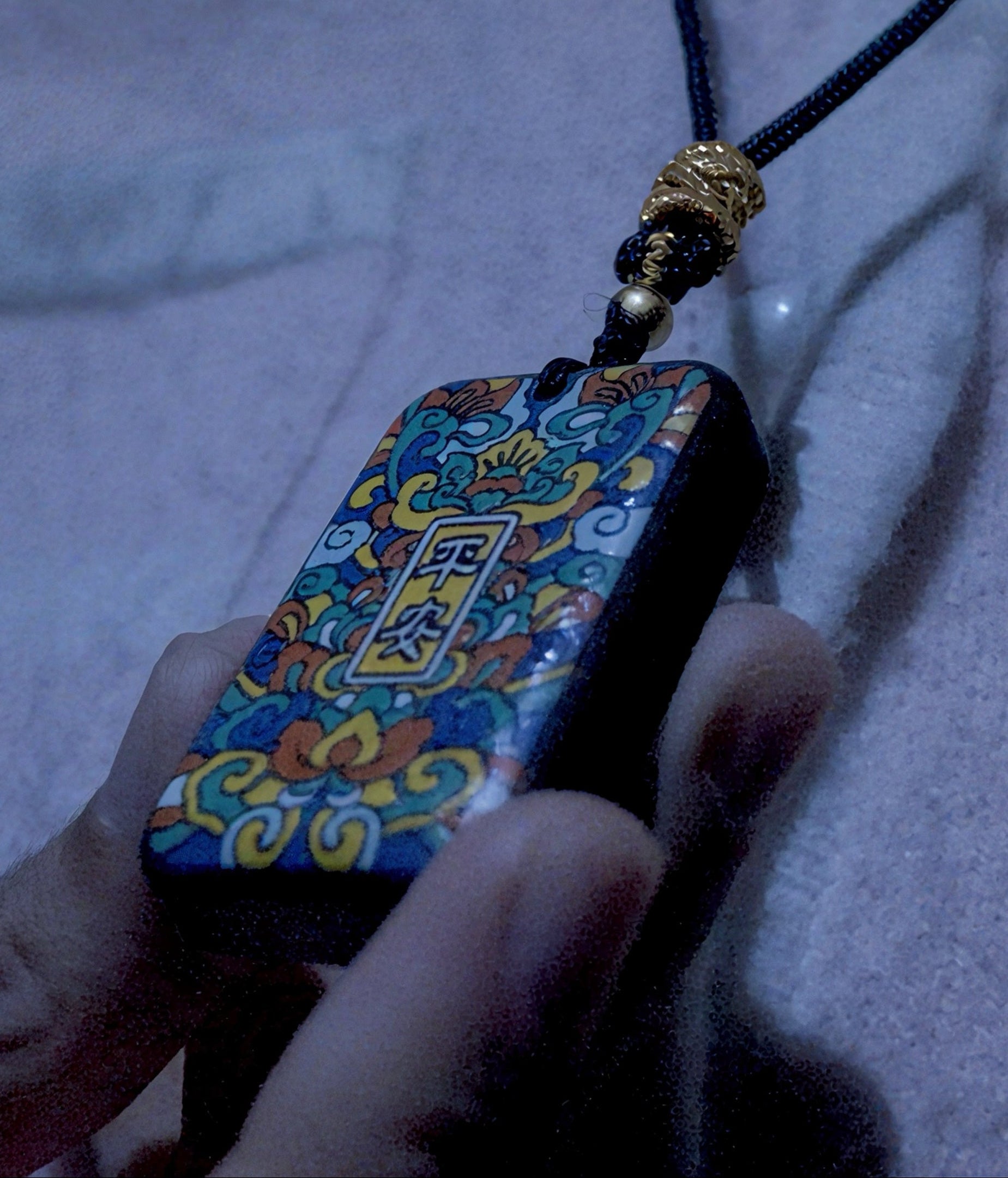 Peace & Prosperity Handcrafted Wooden Amulet